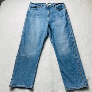 Vintage Levi's Womens Blue Five Pocket High Rise Denim Straight Jeans Size 16